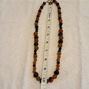 Glass bead necklace